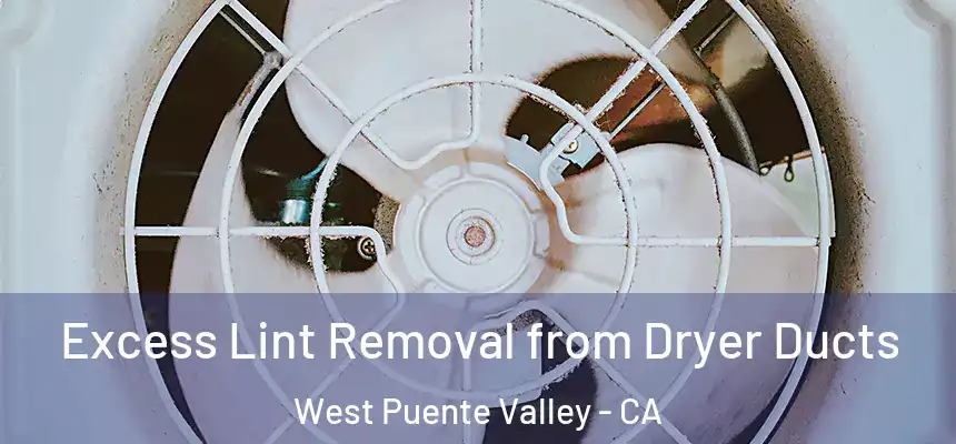 Excess Lint Removal from Dryer Ducts West Puente Valley - CA