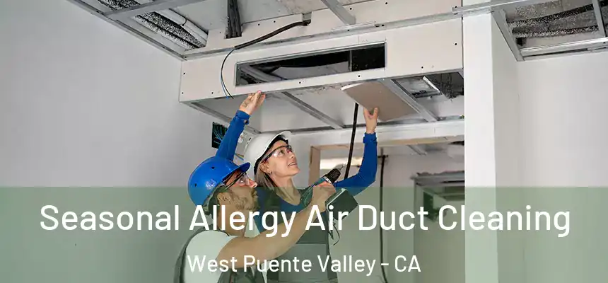 Seasonal Allergy Air Duct Cleaning West Puente Valley - CA